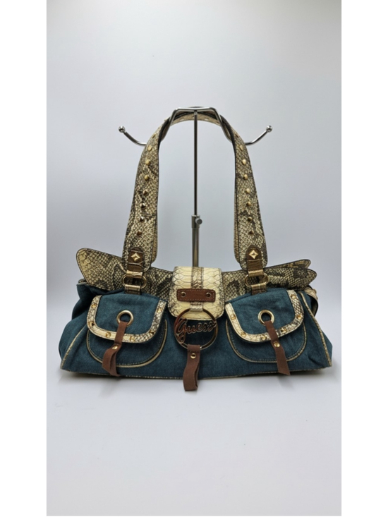 Guess Handbags - Authentic Vintage Guess Y2K Denim Shoulder Bag